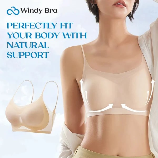 WindyBra - Summer seamless ultra-thin plus size ice silk comfort bra - spiiyle