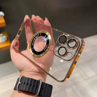 Transparentní magnetické pouzdro pro iPhone - spiiyle
