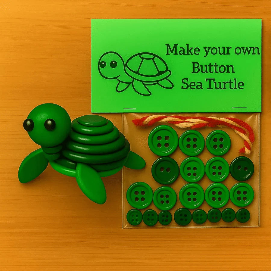 Naredi sam božični živalski okraski iz gumbov