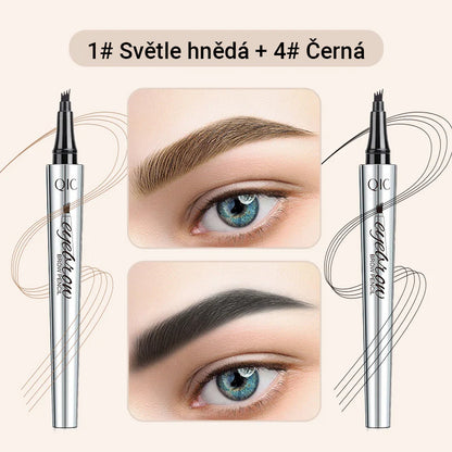 Večnamenski svinčnik za obrvi s 4 konicami (2 kosa) - spiiyle