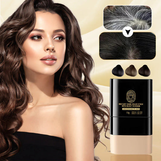 🔥 Kupite 1 in dobite 1 gratis🔥Barva za lase v stiku za takojšnjo uporabo z vgrajenim glavnikom