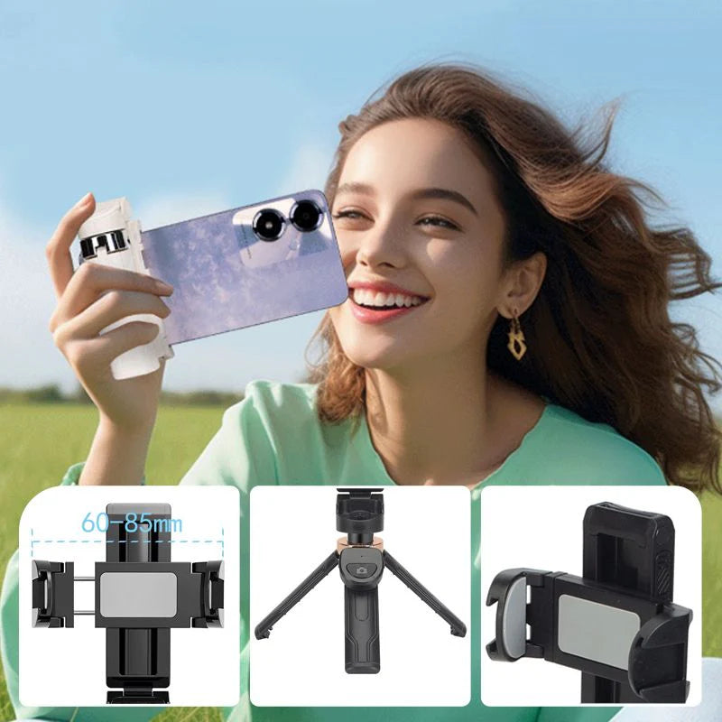 ?⏳Žepna zložljiva Bluetooth selfie palica z vgrajenim stojalom? - spiiyle
