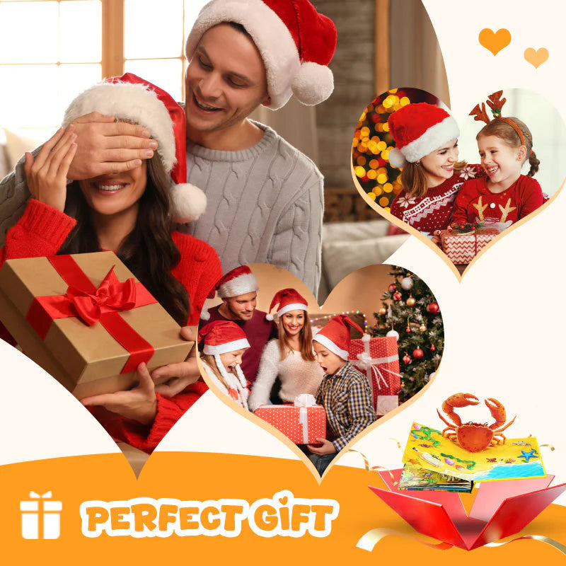 3D pop-up knjiga za otroke z živalmi