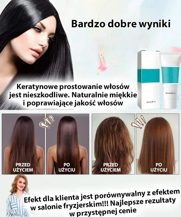 （🔥 Kupite 1, dobite 1 gratis🔥）Keratynowy krem do prostowania włosów - spiiyle
