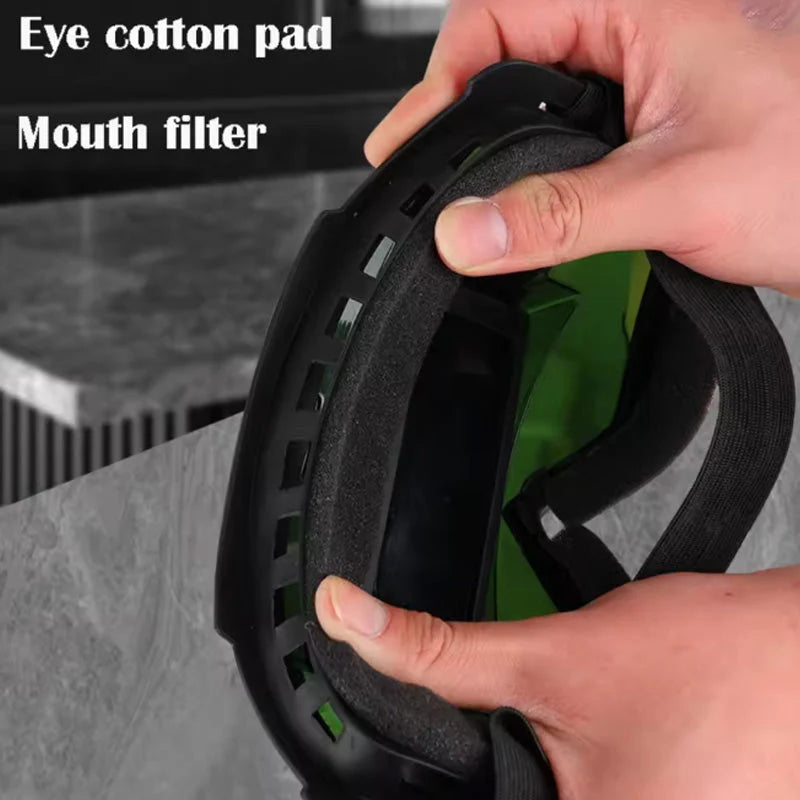 Samodejno zatemnitvena varilska čelada za zaščito oči