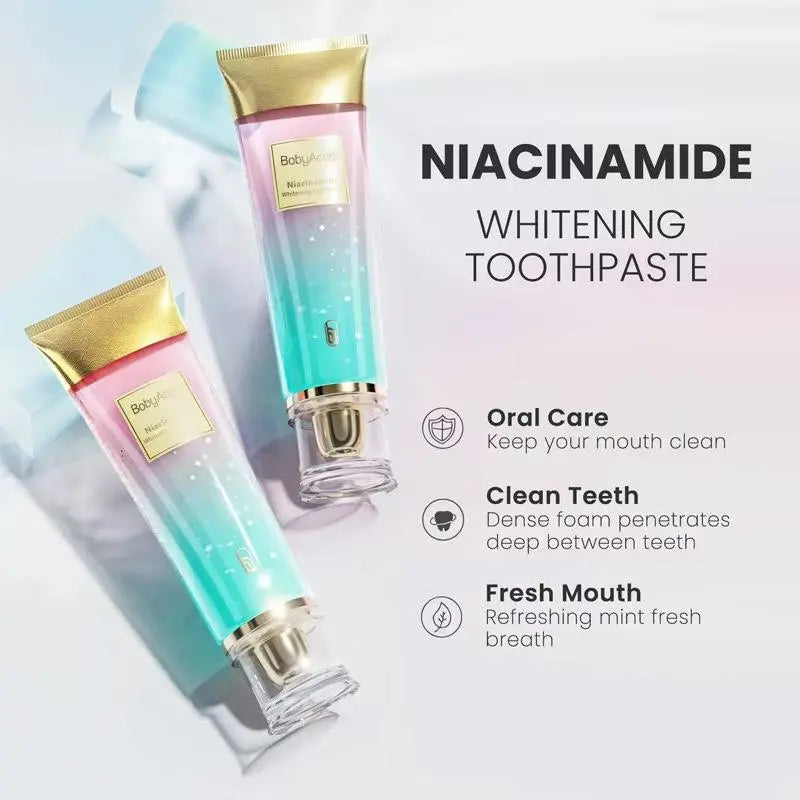 （🔥Kupite 1, dobite 1 gratis🔥）Set zobne paste za beljenje z niacinamidom