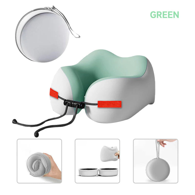 Vzglavnik za vrat iz spominske pene v obliki črke U - spiiyle