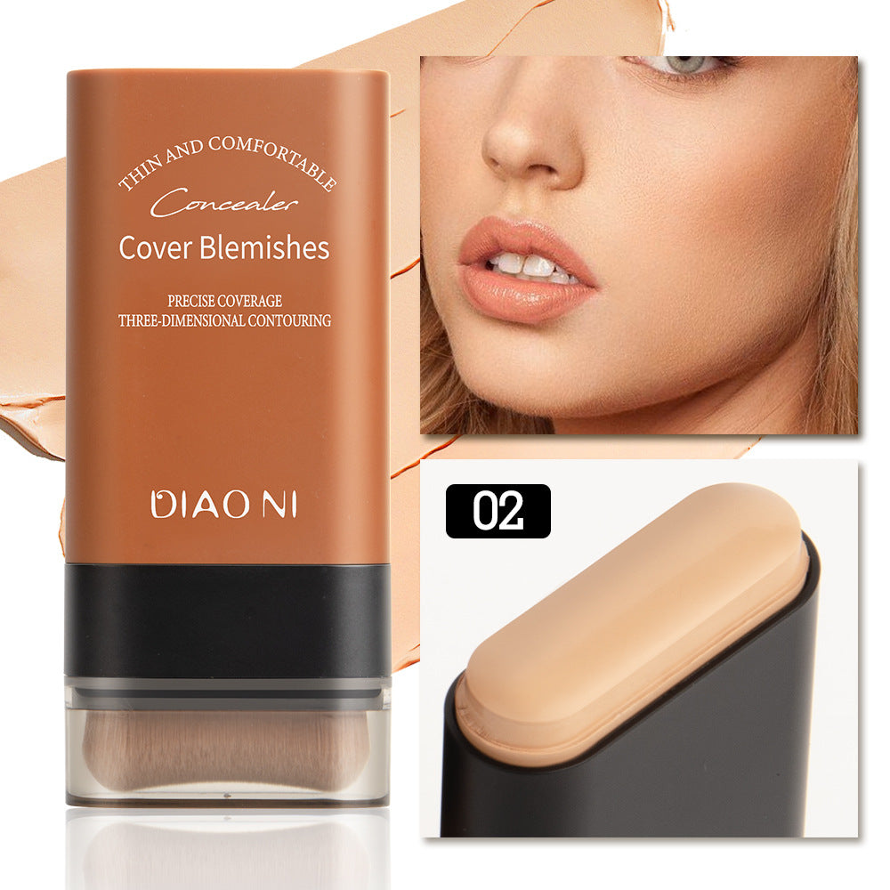 （🔥 Kupite 1, dobite 1 gratis🔥）✨2025 Instant Concealing Foundation Stick with Built-in Brush - spiiyle