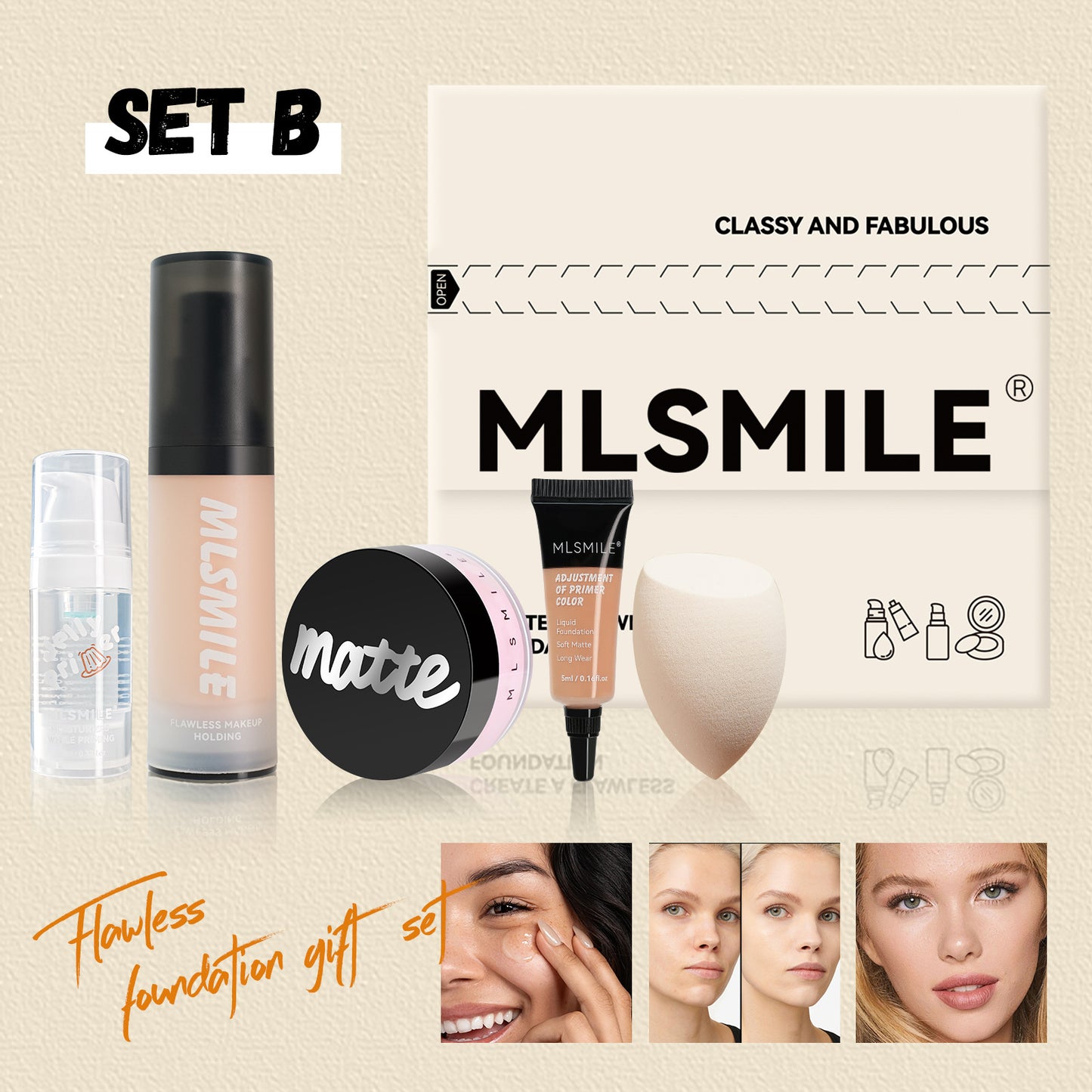 Matte finishing powder for oil control and moisturizing Concealing Foundation - spiiyle