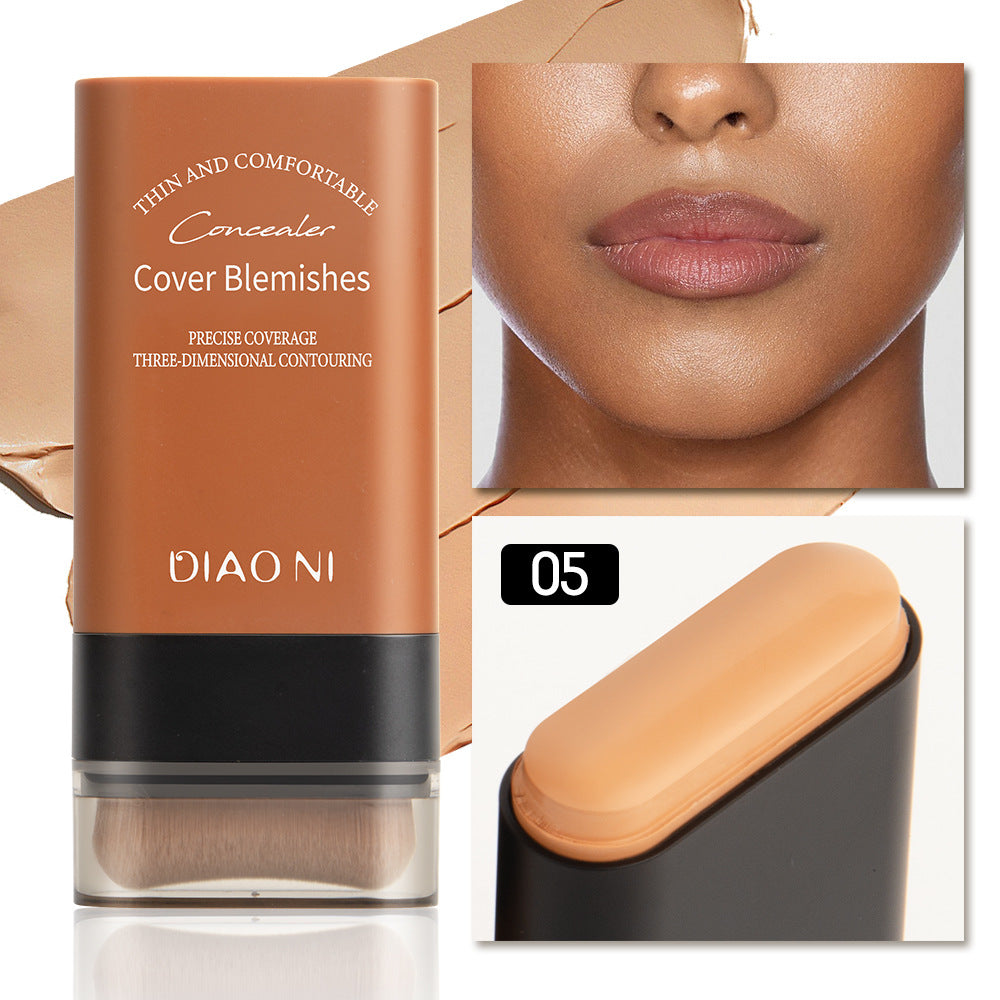 （🔥 Kupite 1, dobite 1 gratis🔥）✨2025 Instant Concealing Foundation Stick with Built-in Brush - spiiyle