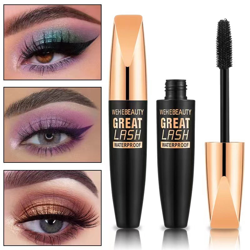 ✨Kup 1 i otrzymaj 1 za darmo✨Wodoodporna Mascara 4D z Jedwabnymi Włóknami - spiiyle