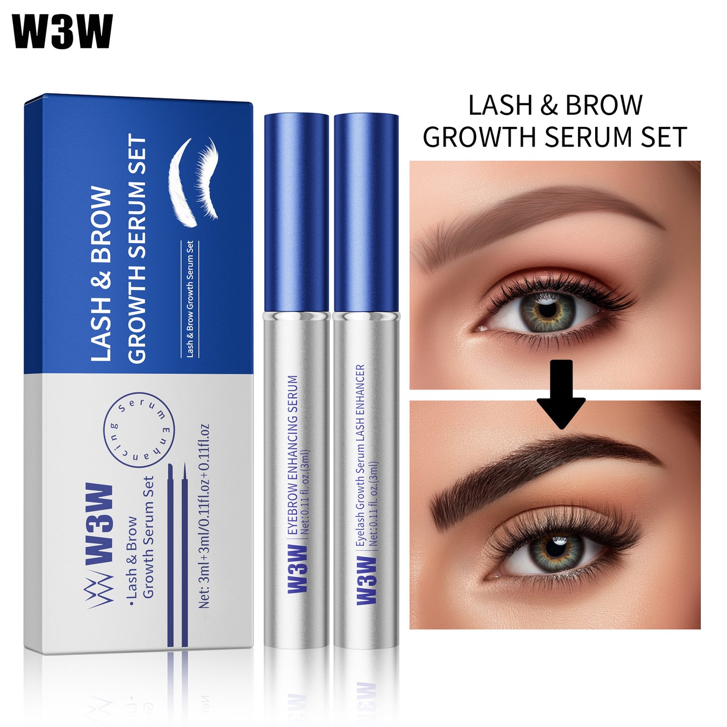 Eyelash and eyebrow lengthening care solution - spiiyle