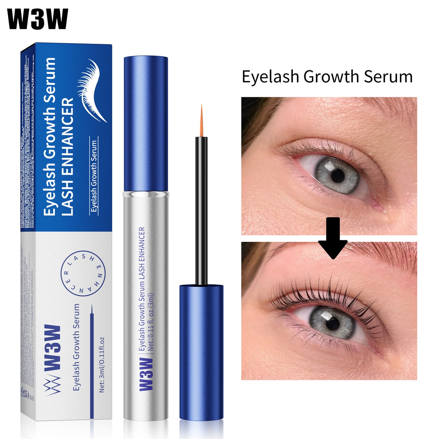 Eyelash and eyebrow lengthening care solution - spiiyle