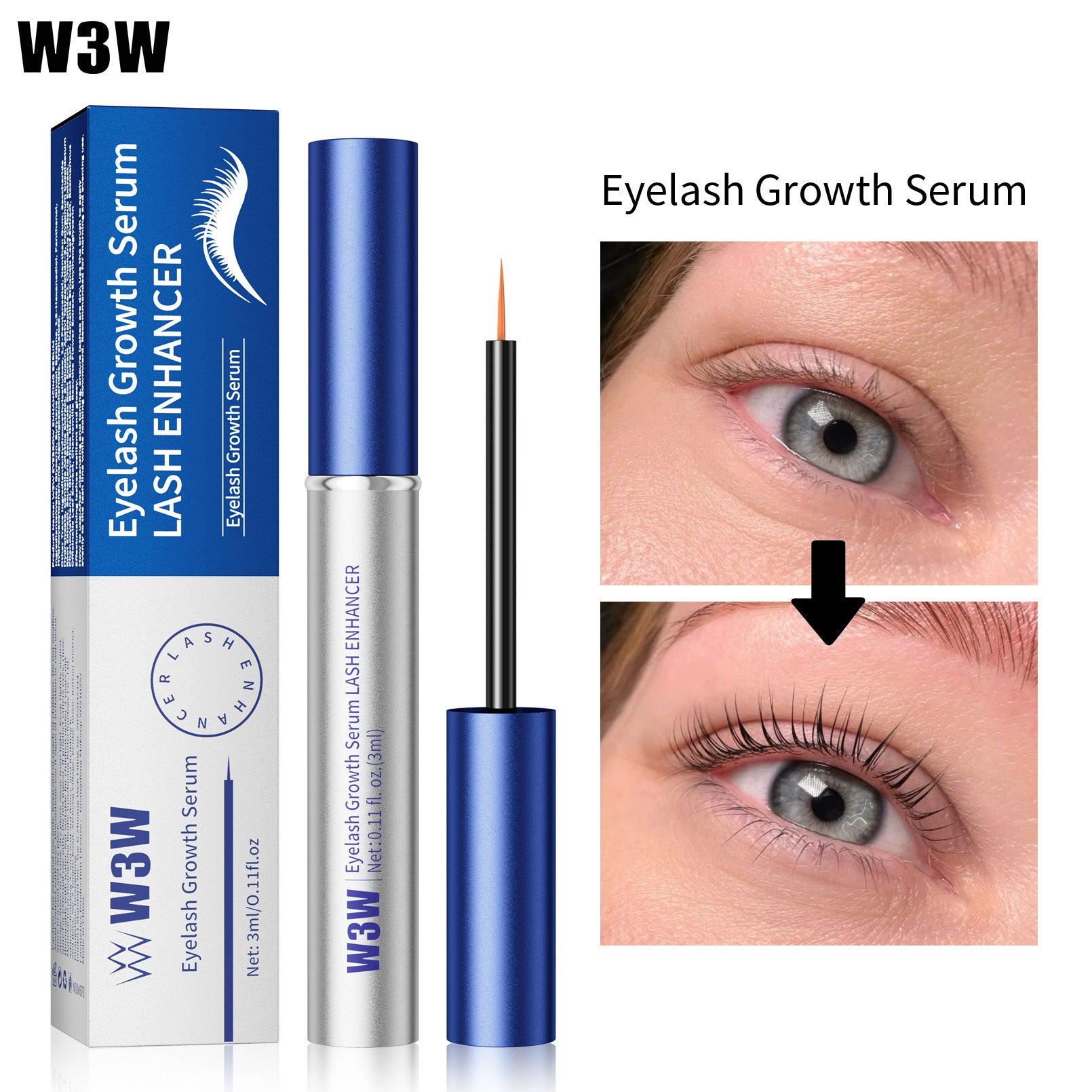 Eyelash and eyebrow lengthening care solution - spiiyle