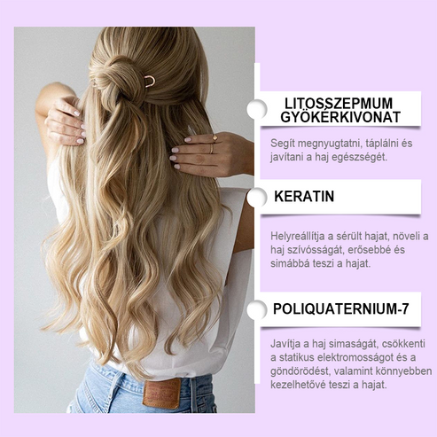 Vijolična maska za blond lase – odstranjuje rumene tone, vrača sijaj in ščiti barvo - spiiyle