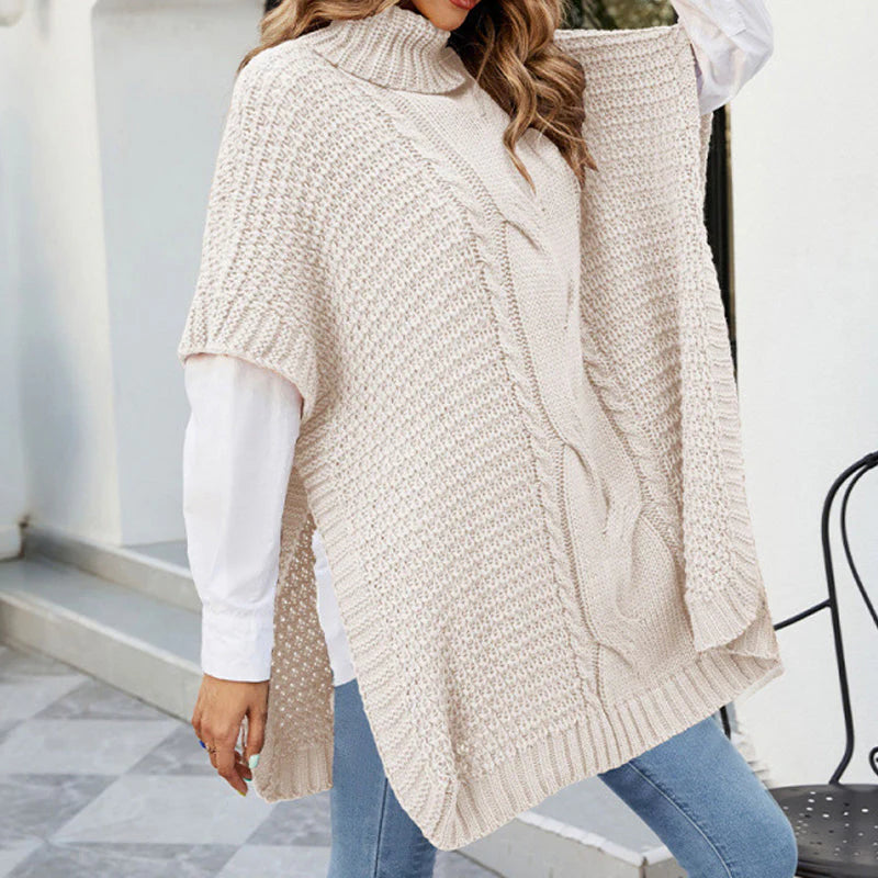 Ženski pulover s širokim pasom - spiiyle