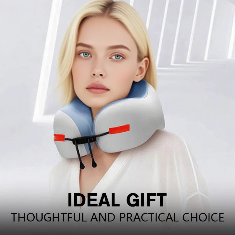 Vzglavnik za vrat iz spominske pene v obliki črke U - spiiyle