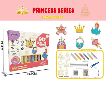 Komplet za umetnost in obrt DIY s kristalnimi barvami - spiiyle