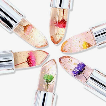 Šminka za ustnice Crystal Jelly Flower, ki spreminja barvo - spiiyle