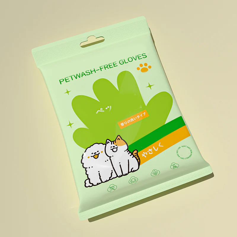 (🔥 Kupite 1 in dobite 1 gratis🔥)Robčki za enkratno uporabo za čiščenje hišnih ljubljenčkov | Brez izpiranja, dezodorirajoči in nežni petprstni dizajn