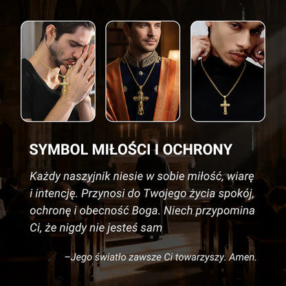 Ogrlica z obeskom, ki prikazuje Jezusa