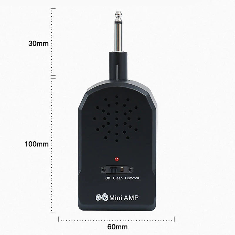 Komplet mini prenosnega ojačevalnika za električno kitaro