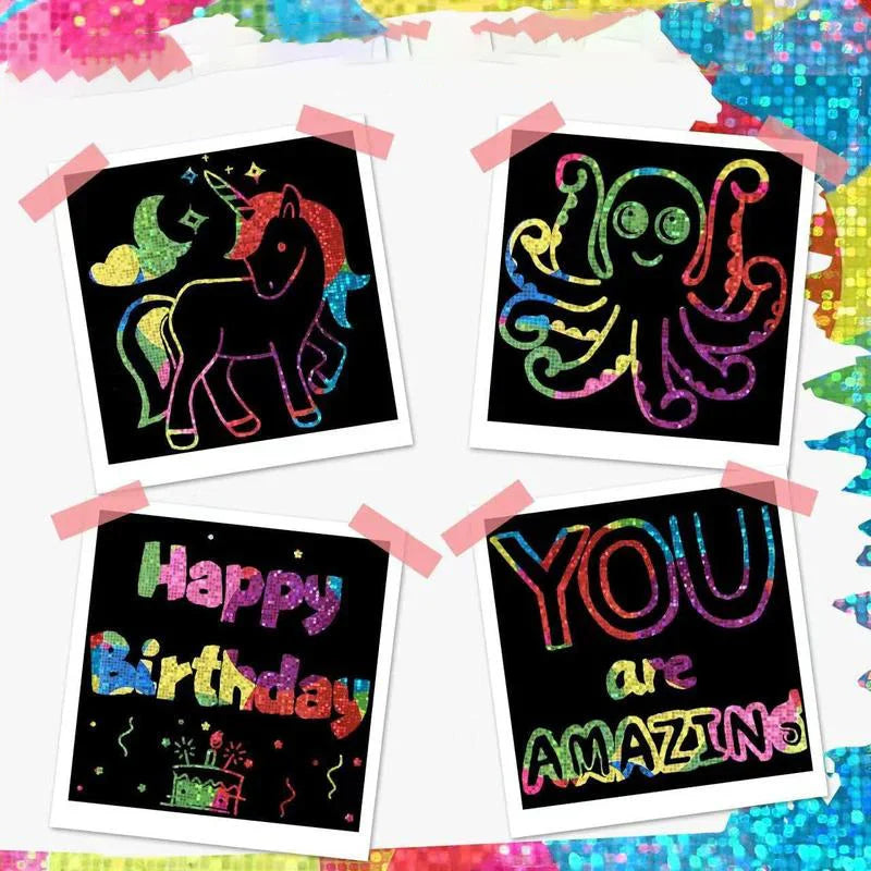 DIY ustvarjalni komplet za mavrične praskalke - spiiyle