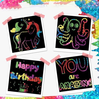 DIY ustvarjalni komplet za mavrične praskalke - spiiyle