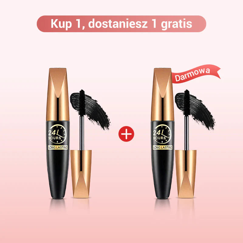 ✨Kup 1 i otrzymaj 1 za darmo✨Wodoodporna Mascara 4D z Jedwabnymi Włóknami - spiiyle