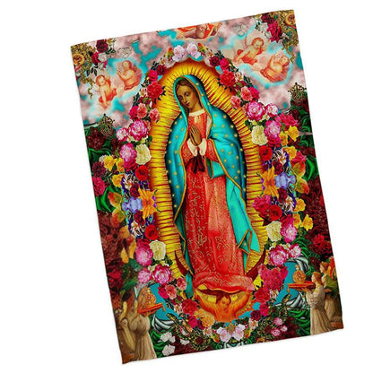 Mehko potiskana prijetna debela odeja