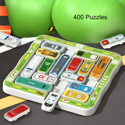 Logična igra s parkiranjem – pametna igrača za pobeg v prometu za otroke | Prenosna igra za urjenje možganov