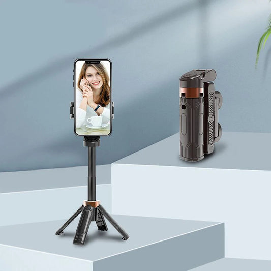 ?⏳Žepna zložljiva Bluetooth selfie palica z vgrajenim stojalom? - spiiyle