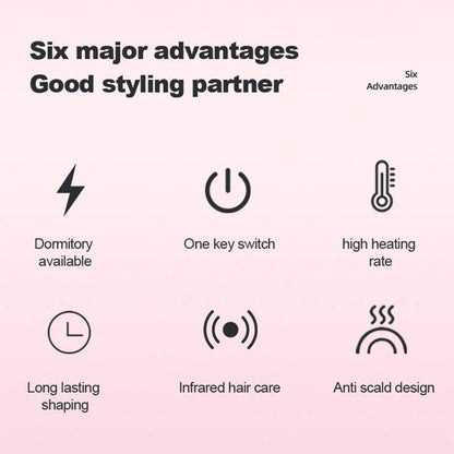 2-v-1 ravnalnik in kodralnik las – ionska krtača za oblikovanje las proti opeklinam s hitrim segrevanjem in nastavljivo temperaturo (idealna za vse tipe las)