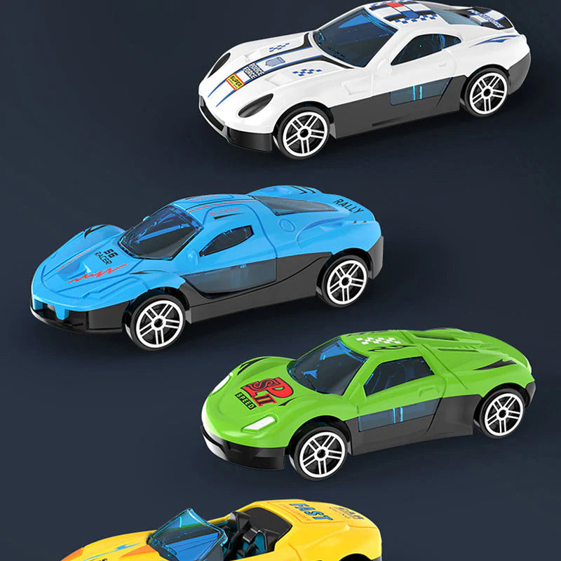 Otroški komplet dirkališča za dvojni izstreljevalec avtomobilov