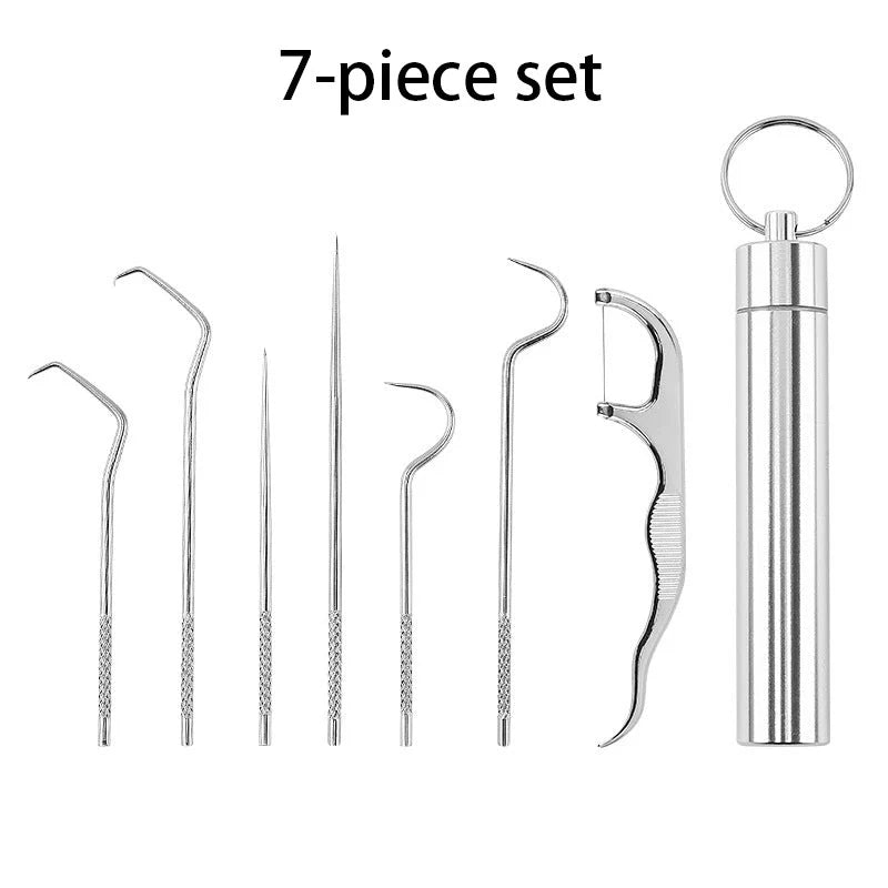 Komplet zobotrebcev iz nerjavečega jekla - spiiyle