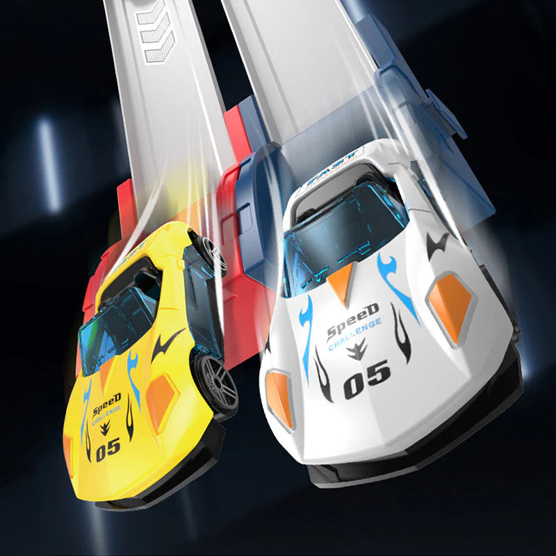 Otroški komplet dirkališča za dvojni izstreljevalec avtomobilov