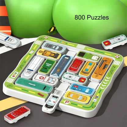 Logična igra s parkiranjem – pametna igrača za pobeg v prometu za otroke | Prenosna igra za urjenje možganov