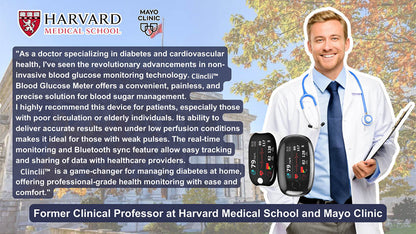 Clinclii™ GlucoSense Laser Blood Glucose Monitoring Device - spiiyle