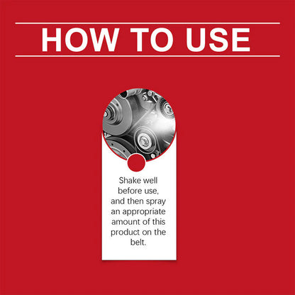 Mazivo za jermen in sprej za zmanjšanje hrupa – podaljšajte življenjsko dobo jermena, odpravite škripanje in zaščitite motor