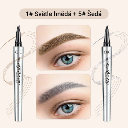 Večnamenski svinčnik za obrvi s 4 konicami (2 kosa) - spiiyle
