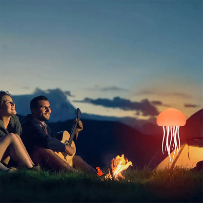 Zvočno nadzorovana gradientna svetilka v obliki meduze s plesočimi lovkami - spiiyle