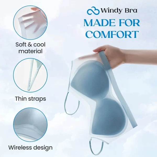 WindyBra - Summer seamless ultra-thin plus size ice silk comfort bra - spiiyle