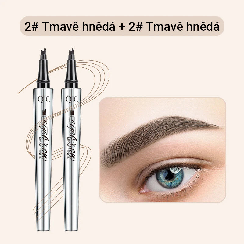 Večnamenski svinčnik za obrvi s 4 konicami (2 kosa) - spiiyle