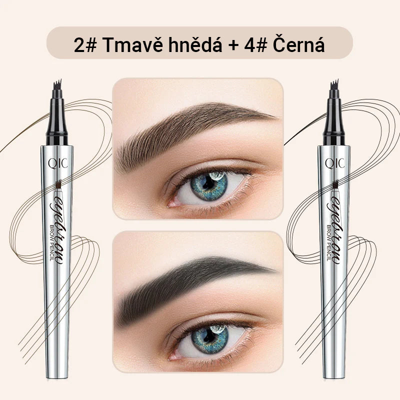 Večnamenski svinčnik za obrvi s 4 konicami (2 kosa) - spiiyle
