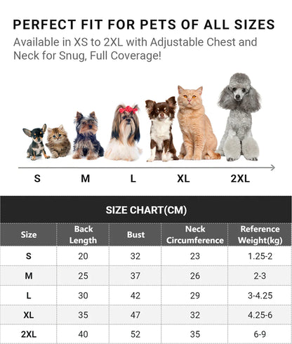 Vodoodporni zimski plašč za pse