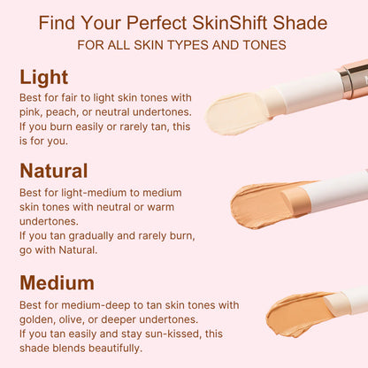 SkinShift 2-v-1 tekoči puder v stiku - spiiyle