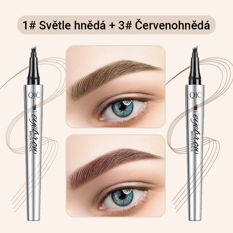Večnamenski svinčnik za obrvi s 4 konicami (2 kosa) - spiiyle