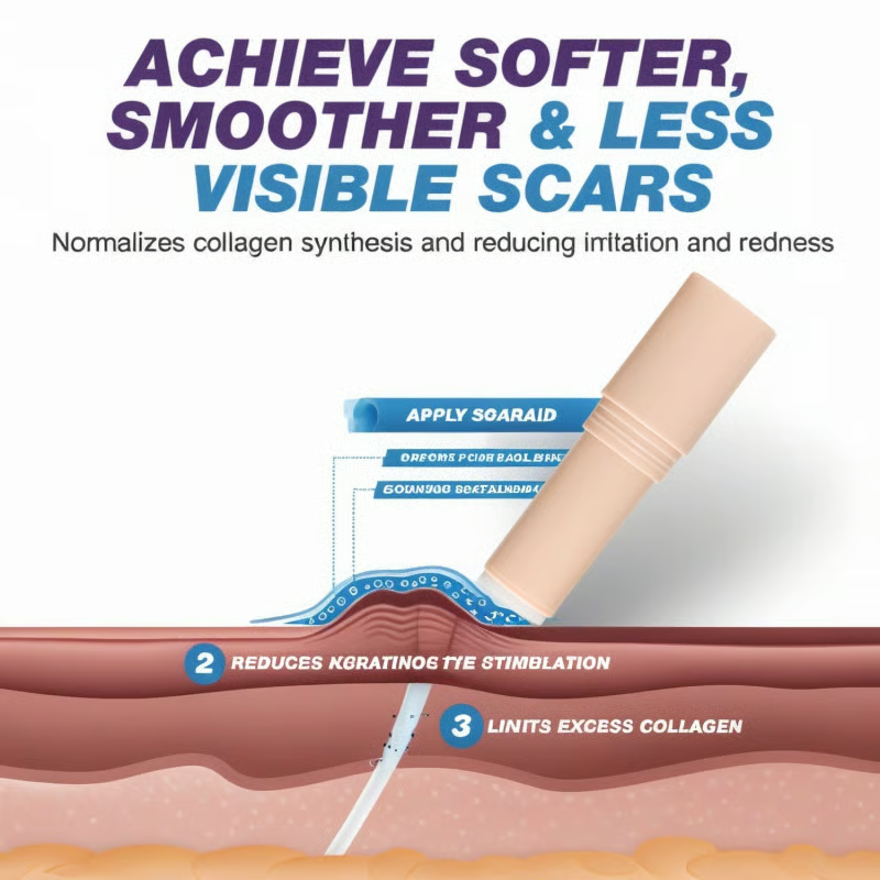 Skin Scar Solutions?️ 60% Silicone Scar Stick. - spiiyle