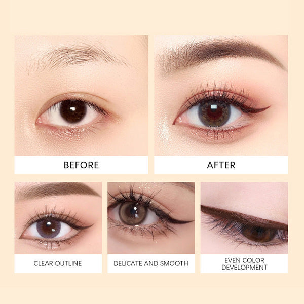 （🔥 Kupite 1  dobite 1 gratis🔥）24-urni vodoodporni eyeliner Duo svinčnik za oči, ki ga je mogoče ošiliti